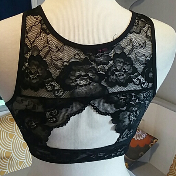 Avidlove bralette keyhole lace lingerie - Picture 4 of 6